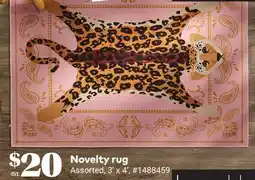 Giant Tiger Novelty rug offer