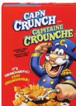 Giant Tiger Quaker cereal offer