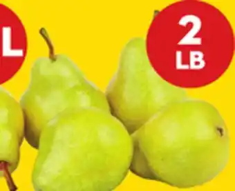 Giant Tiger 2 lb Bartlett pears offer