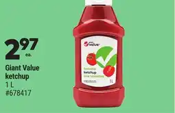 Giant Tiger Giant Value ketchup offer