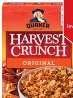 Giant Tiger Quaker Harvest Crunch cereal offer