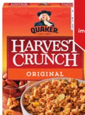 Giant Tiger Quaker Harvest Crunch cereal offer