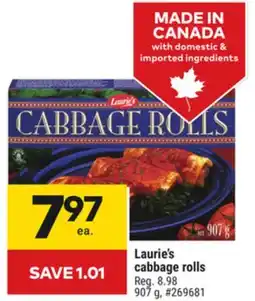 Giant Tiger Laurie's cabbage rolls offer