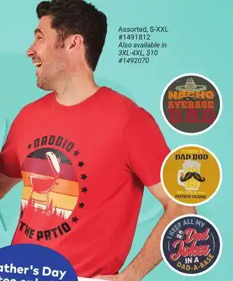 Giant Tiger Father's Day tee or hat offer