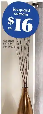 Giant Tiger Jacquard curtain offer