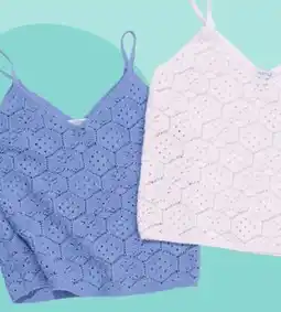 Giant Tiger crochet cami offer