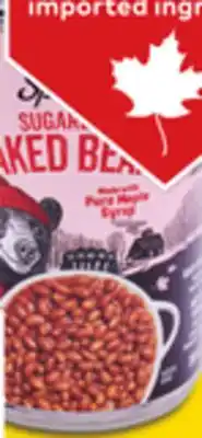Giant Tiger Sprague canned beans offer