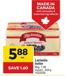 Giant Tiger Lactantia butter offer