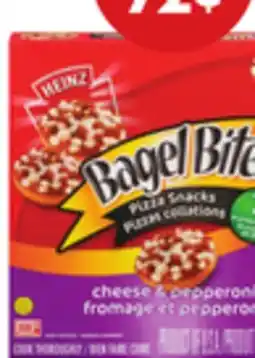 Giant Tiger Heinz bagel bites offer