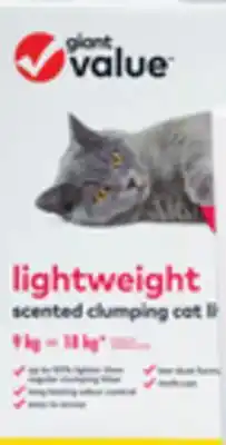 Giant Tiger Giant Value lightweight cat litter offer