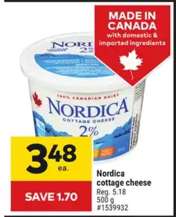 Giant Tiger Nordica cottage cheese offer