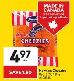 Giant Tiger Hawkins Cheezies offer