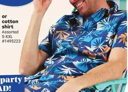Giant Tiger cotton shirt offer