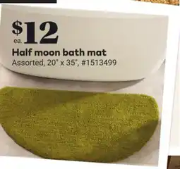 Giant Tiger Half moon bath mat offer