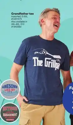Giant Tiger Grandfather tee offer