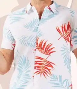 Giant Tiger Linen blend printed shirt offer