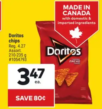 Giant Tiger Doritos chips offer