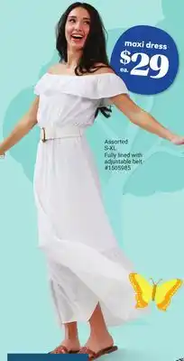 Giant Tiger maxi dress offer