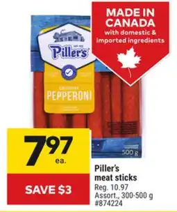 Giant Tiger Piller's meat sticks offer