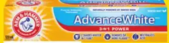 Giant Tiger Arm & Hammer toothpaste offer