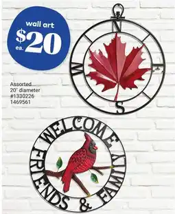 Giant Tiger wall art offer