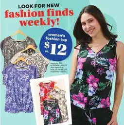 Giant Tiger women's fashion top offer