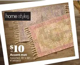 Giant Tiger Accent mat offer