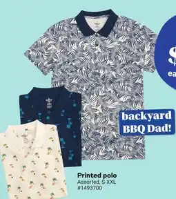 Giant Tiger Printed polo offer
