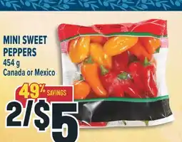 Marché Adonis MINI SWEET PEPPERS offer