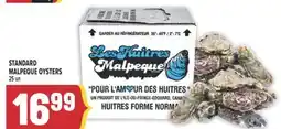 Marché Adonis STANDARD MALPEQUE OYSTERS offer