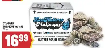 Marché Adonis STANDARD MALPEQUE OYSTERS offer