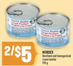 Marché Adonis NORDEX Sterilized and homogenized cream keshta offer