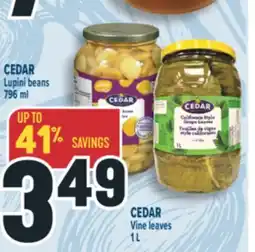 Marché Adonis CEDAR Vine leaves offer