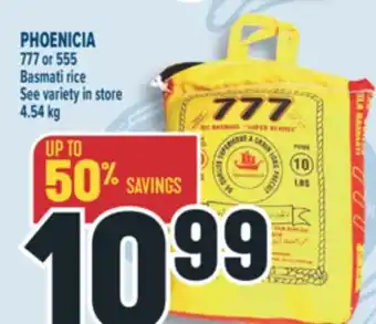 Marché Adonis PHOENICIA 777 or 555 Basmati rice offer