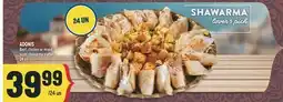 Marché Adonis ADONIS Beef, chicken or mixed sushi shawarma platter offer
