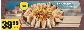 Marché Adonis ADONIS Beef, chicken or mixed sushi shawarma platter offer