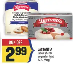 Marché Adonis LACTANTIA Cream cheese original or light offer