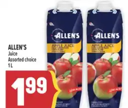 Marché Adonis ALLEN'S Juice offer