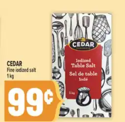 Marché Adonis CEDAR Fine iodized salt offer
