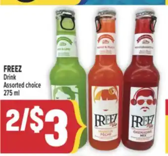 Marché Adonis FREEZ Drink offer