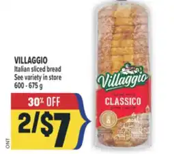 Marché Adonis VILLAGGIO Italian sliced bread offer