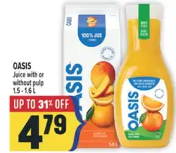 Marché Adonis OASIS Juice with or without pulp offer