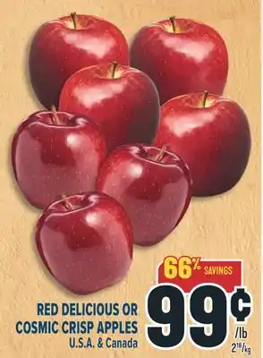 Marché Adonis RED DELICIOUS OR COSMIC CRISP APPLES offer