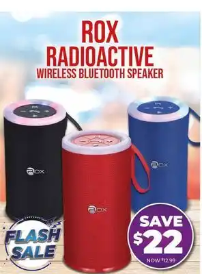 Showcase ROX RadioActive Wireless Bluetooth Speaker offer