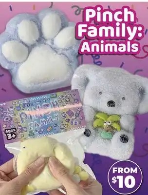 Showcase Pinch Family: Animals Taba Super Squishy Fidget Toys offer