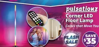 Showcase Pulsationz LED Corner Floor Light offer