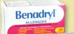 Familiprix BENADRYL Produits Selected products offer