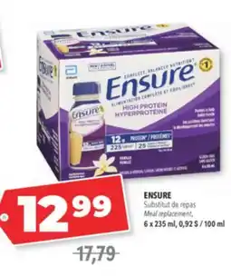 Familiprix ENSURE Meal replacement offer