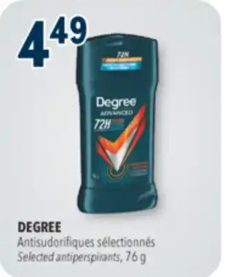 Familiprix DEGREE Selected antiperspirants offer