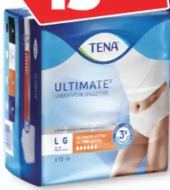 Familiprix Tena Ultimate unisex protective underwear ultimate-extra absorbency - Large 13un offer